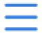 Menu icon: three horizontal lines.